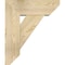 Ekena Millwork Traditional Slat Rough Sawn Bracket w/ Offset Brace, Douglas Fir, 8"W x 22"D x 26"H BKT0806X22X26TRA06RDF - alternate 4